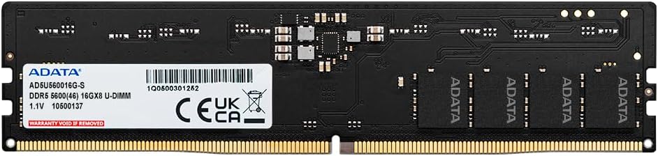 PCメモリ DDR5 5600 16GBx1枚 AD5U560016G-S-I
