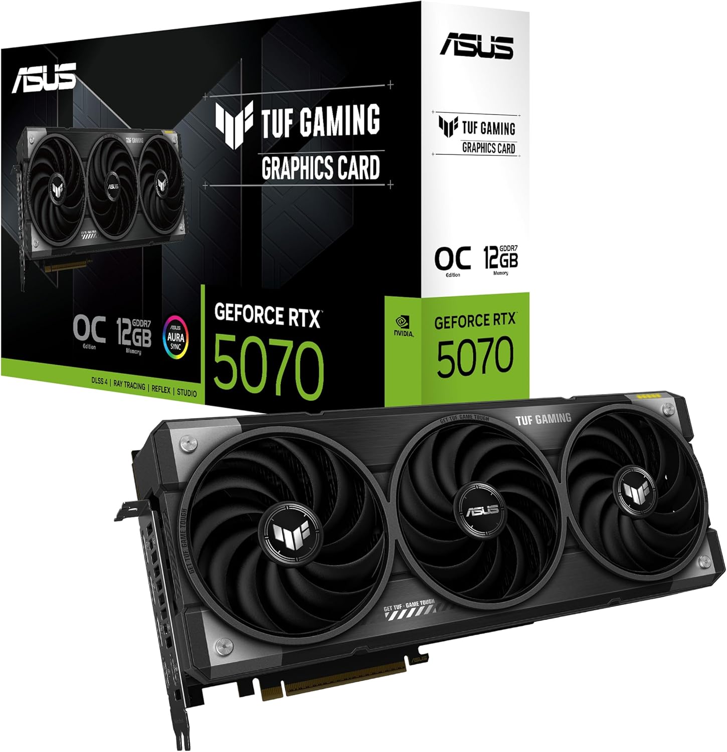 ASUS RTX5070 搭載 ビデオカード PCIe 5.0 12GB GDDR7 OC Edition TUF-RTX5070-O12G-GAMING 国内正規代理店品