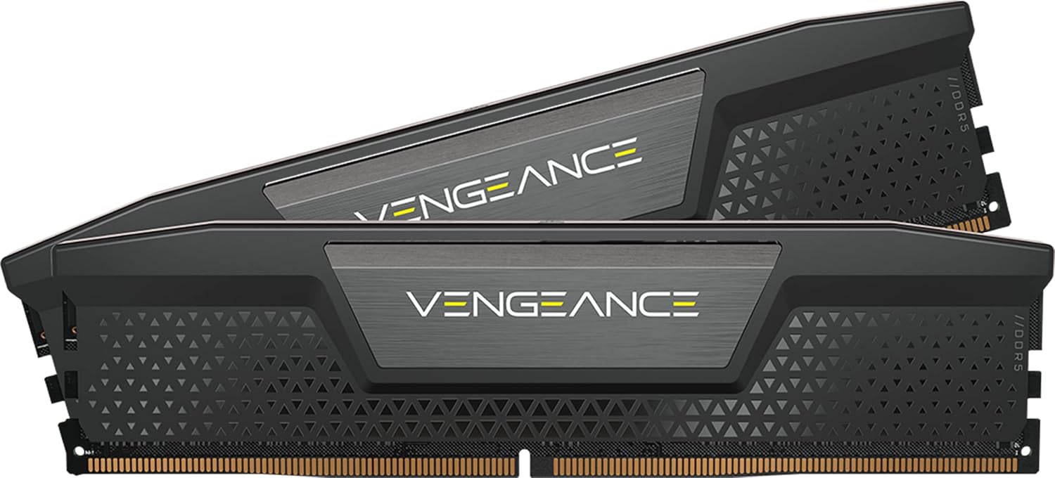 CORSAIR VENGEANCE DDR5 メモリ 32GB(16GB×2)最大6000MHz対応 Intel XMP対応 CL30 デスクトップPC用 ブラック CMK32GX5M2B6000C30