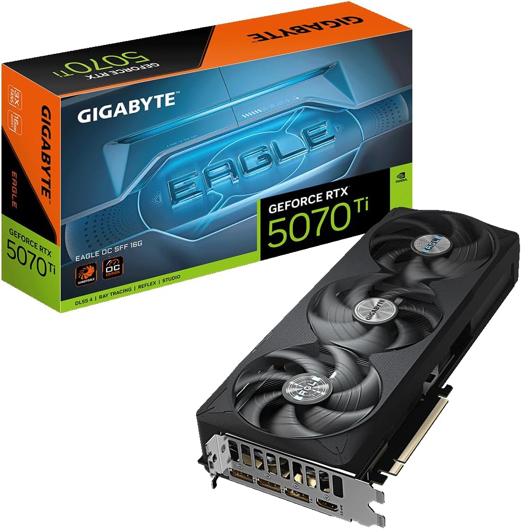 GIGABYTE NVIDIA Geforce RTX5070Ti 搭載 グラフィックボード GDDR7 16GB ギガバイト 【国内正規代理店品】GV-N507TEAGLE OC-16GD