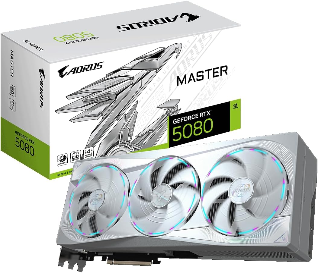 GIGABYTE NVIDIA Geforce RTX5080 搭載 グラフィックボード GDDR7 16GB ギガバイト 【国内正規代理店品】 GV-N5080AORUSM ICE-16GD