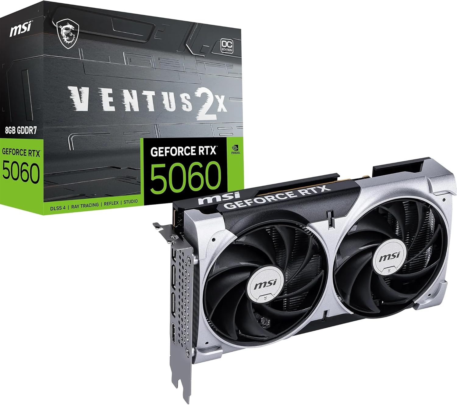 MSI GeForce RTX 5060 8G VENTUS 2X OC グラフィックスボード VD9187
