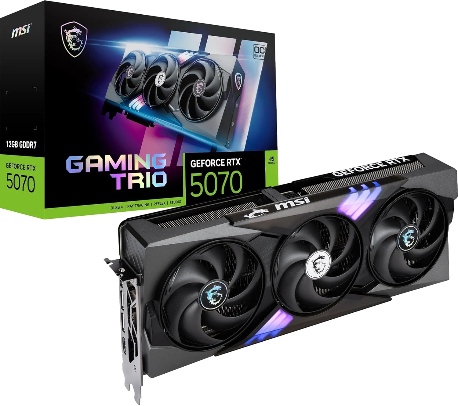 MSI GeForce RTX 5070 12G GAMING TRIO OC グラフィックスボード VD9068