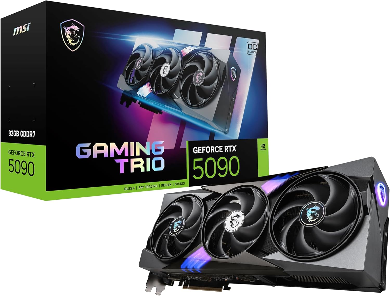 MSI GeForce RTX 5090 32G GAMING TRIO OC グラフィックスカード VD9000