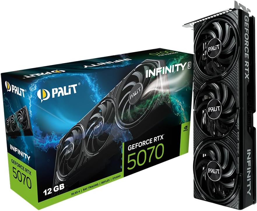 Palit(パリット) GeForce RTX 5070 Infinity 3 12GB / NE75070019K9-GB2050S / グラフィックボード