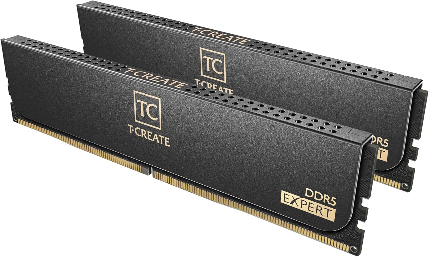 TEAMGROUP (旧称 Team) T-CREATE EXPERT DDR5 6000MHz 32GB (16GBx2枚) CL30 PC5-48000 デスクトップ用 メモリ ブラック Intel XMP3.0 / AMD EXPO 両対応【TEAMジャパン 国内正規品・メーカー無期限保証】CTCED532G6000HC30DC01
